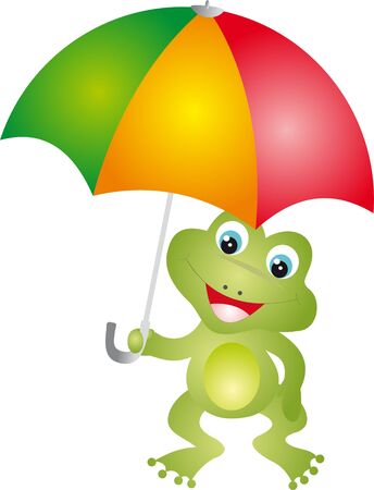 Frog vector のイラスト素材