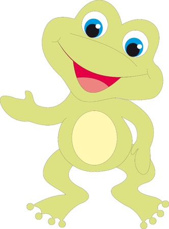 Frog vector のイラスト素材