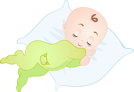 Sleeping Babyのイラスト素材