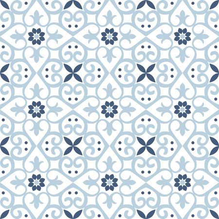 Vector seamless tile pattern. Endless texture can be used for wallpaper, pattern fills, web page background,surface textures. Illustration on white backgroundのイラスト素材