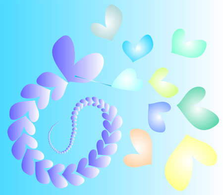 Snake heartsのイラスト素材
