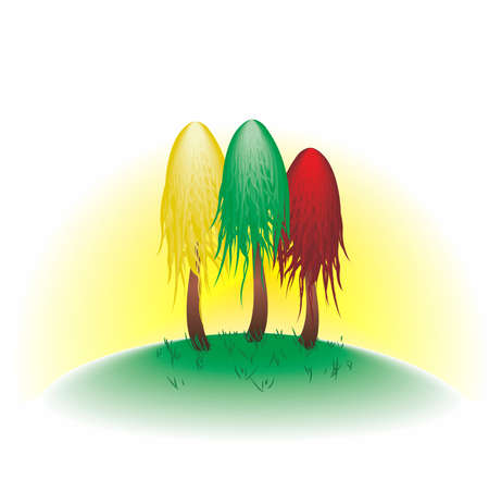 Trees vectorのイラスト素材