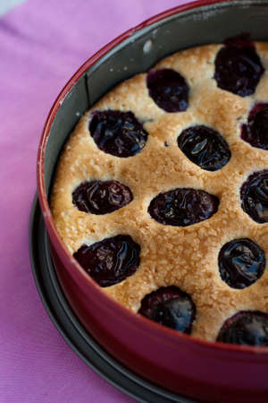 Plum pieの写真素材