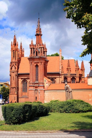 Church of St. Anne in Vilniusの写真素材