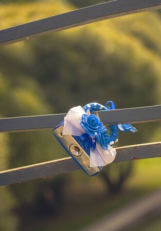 WEDDING pretty single lock, a symbol of eternal loveの写真素材
