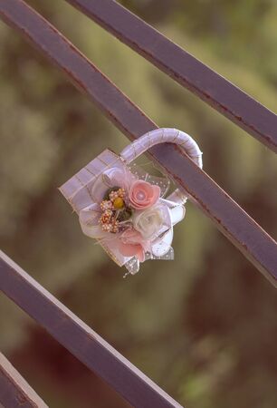 WEDDING pretty single lock, a symbol of eternal loveの写真素材