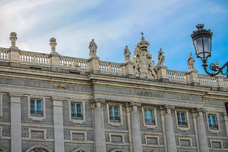 Cathedral of Santa Maria la Real de la Almudena, Cathedral of the Archdiocese of Madrid.の写真素材