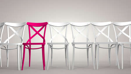 Individuality is a concept, to be different, to be the best, to stand out. 3D renderingの写真素材