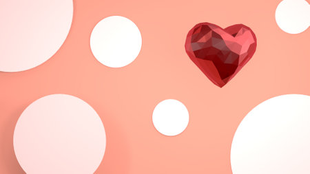 Valentine's Day Greeting Card.の写真素材