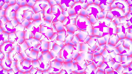 Abstract of graphic from rotating cubesの写真素材