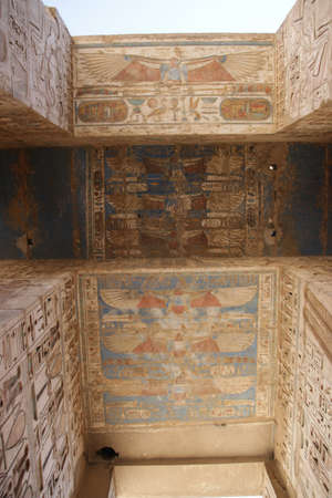 Ruins of the Egyptian Karnak Temple, the largest open-air museum in Luxor.の写真素材