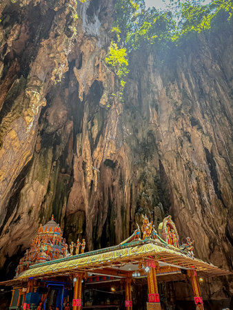 Batu Caves in Kuala Lumpur, one of the largest Hindu attractions in Malaysia.の写真素材