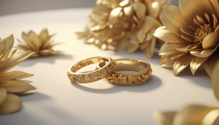 Wedding card series, beautiful formal wedding decoration.の素材