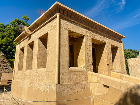 Karnak Temple is dedicated to the temple complex of Ancient Egypt in honor of the god Amun-Ra, his wife Mut and son Khons. Thebes, Karnak, Luxor, Egypt.の写真素材