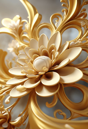 Wedding card series, beautiful formal wedding decoration.の素材