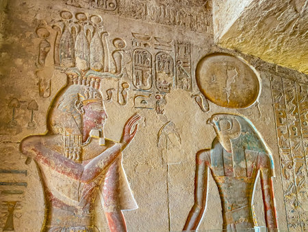 Tomb KV11 in the Egyptian Valley of the Kings, in the Theban necropolis, Egypt, Luxor.の写真素材
