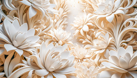 Wedding card series, beautiful formal wedding decoration.の素材