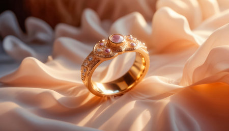 elite wedding engagement rings made of gold, unique original design, beautiful official wedding decoration.の素材
