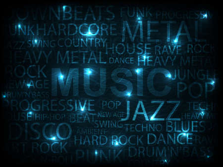 music abstract background illustrationのイラスト素材