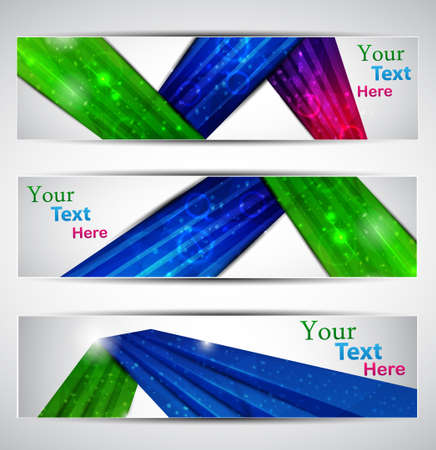 set busuness banners. vector illustrationのイラスト素材