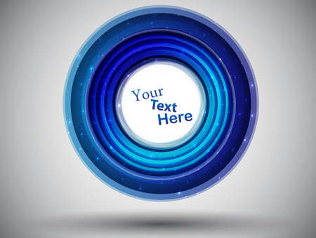 blue abstract card. vector illustrationのイラスト素材