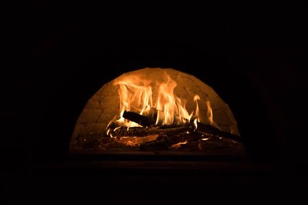 fire fireplaceの写真素材