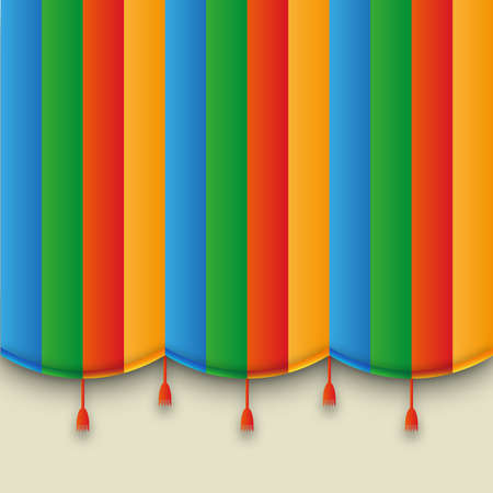 Template background for card poster allpaper with retro theatre carnival curtain.のイラスト素材