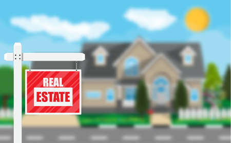 Private suburban house. Real estateのイラスト素材