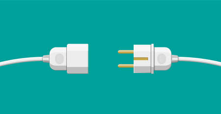 Wire plug and socket.