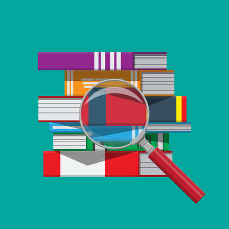 Pile of books.のイラスト素材