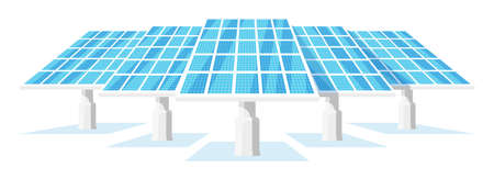 Solar Panels for Alternative Energy Generation.のイラスト素材