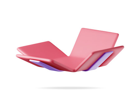 3d Open Gift box.のイラスト素材