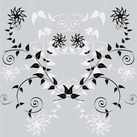 Vector floral pattern. It is possible to use as a seamless texture.のイラスト素材