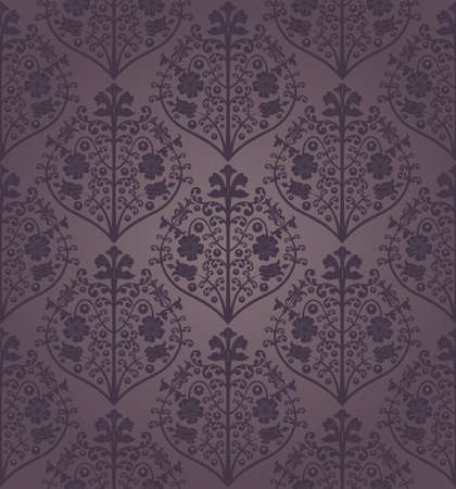 Vector seamless floral pattern.のイラスト素材