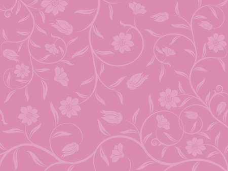 Abstract floral background. Vector.のイラスト素材