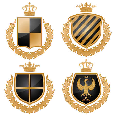 Coat of arms. Vector Illustration.のイラスト素材
