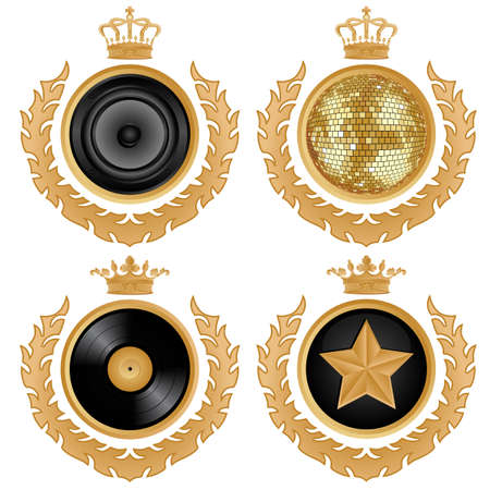 Coat of arms.  illustration.のイラスト素材