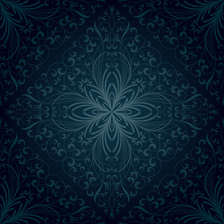 Seamless floral patternのイラスト素材