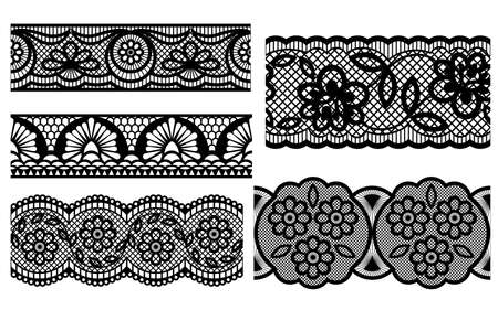 Lace. Decorative seamless patternsのイラスト素材