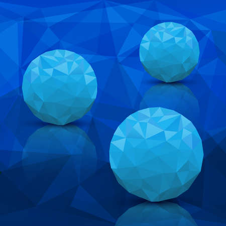 Abstract background in modern triangle styleのイラスト素材
