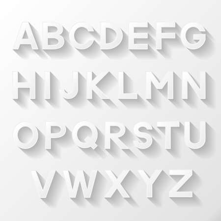 Graphic alphabet setのイラスト素材