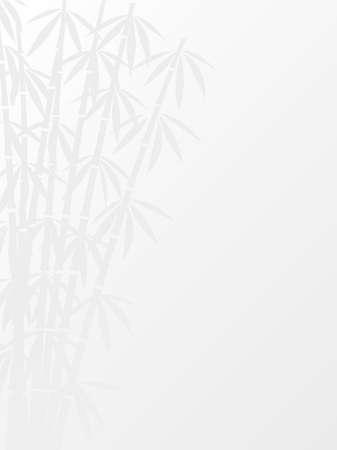 Abstract floral background with bambooのイラスト素材