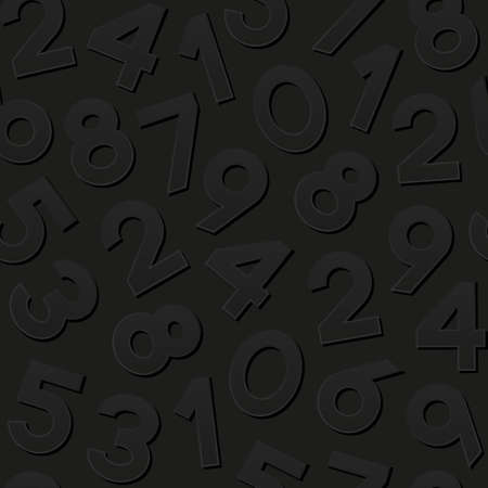 Seamless pattern with numbersのイラスト素材