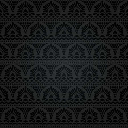 Seamless lace. Abstract floral patternのイラスト素材