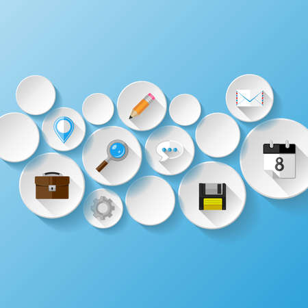 Abstract background.  Web concept.  Flat designのイラスト素材