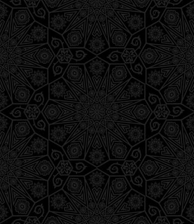 Decorative seamless floral patternのイラスト素材