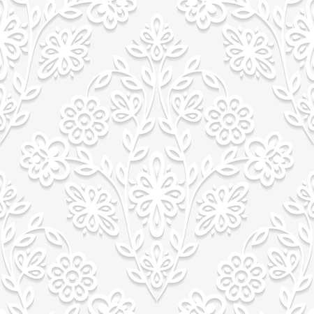 Seamless floral patternのイラスト素材