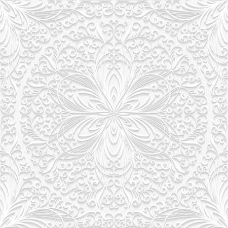 Seamless floral patternのイラスト素材