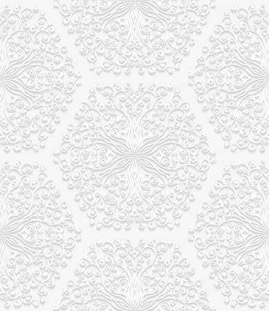 Seamless floral pattern in traditional styleのイラスト素材