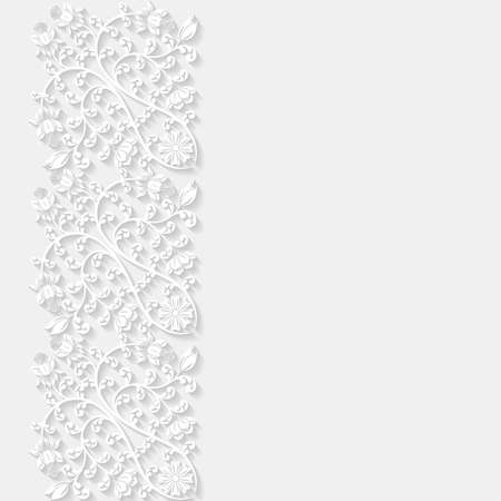 Decorative floral backgroundのイラスト素材